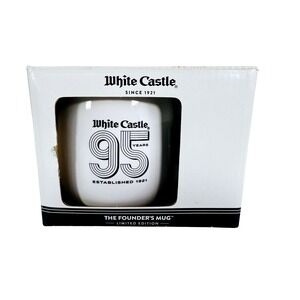 White Castle 95 Years Limited Edition The Founders Mug Coffee Cup NEW - BN